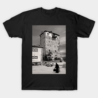 Old monk returning from Mount Athos T-Shirt